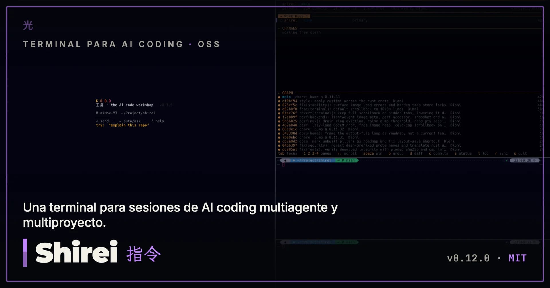 Shirei: la terminal que construí para no perder de vista a mis agentes