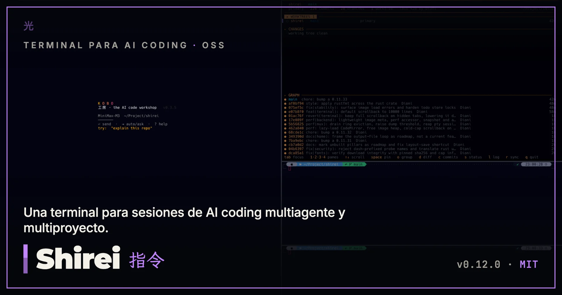 Shirei: la terminal que construí para no perder de vista a mis agentes